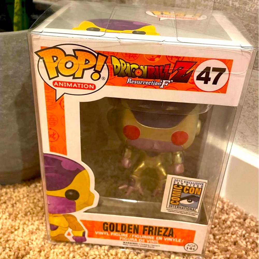San Diego Comic Convention Exclusive Golden Frieza Funko